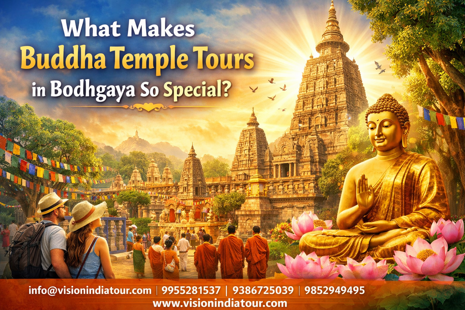 Buddha Temple tour in Bodhgaya