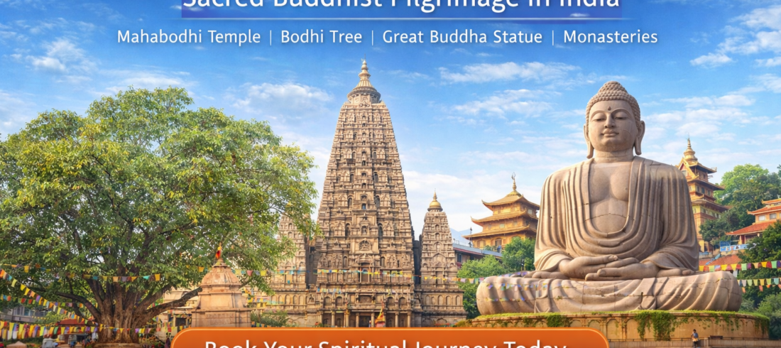 Bodhgaya tour packages Mahabodhi Temple pilgrimage travel Buddha enlightenment site India